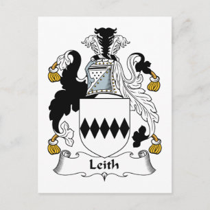 Carte Postale Leith Family Crest
