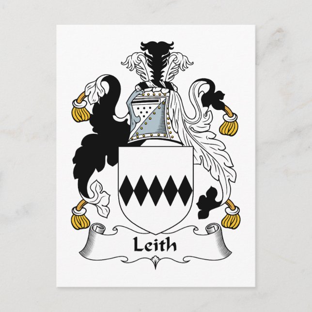 Carte Postale Leith Family Crest (Devant)