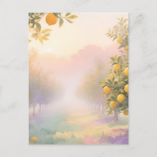 Carte Postale Lemon Grove Aquarelle