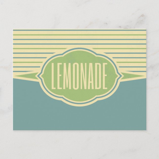 Carte postale "Lemonade" (Devant)
