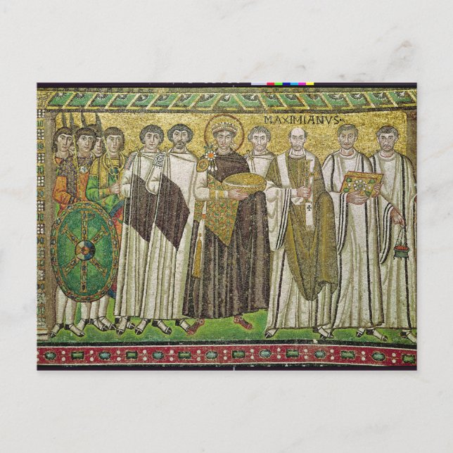 Carte Postale L'empereur Justinien Ier (Devant)