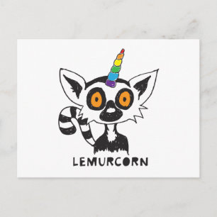 Carte Postale LemurCorn