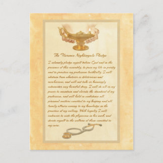 Carte Postale L'engagement de Florence Nightingale