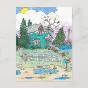 Carte Postale L'énigme, la chasse aux arcs-en-ciel