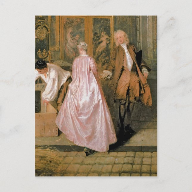 Carte Postale L'Enseigne de Gersaint, 1720 (Devant)