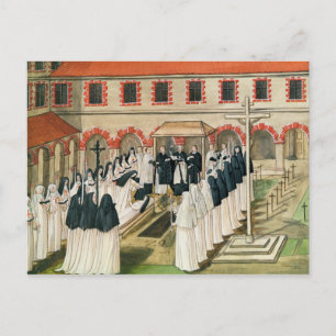 Carte Postale L'enterrement d'une soeur, de 'l'Abbaye de
