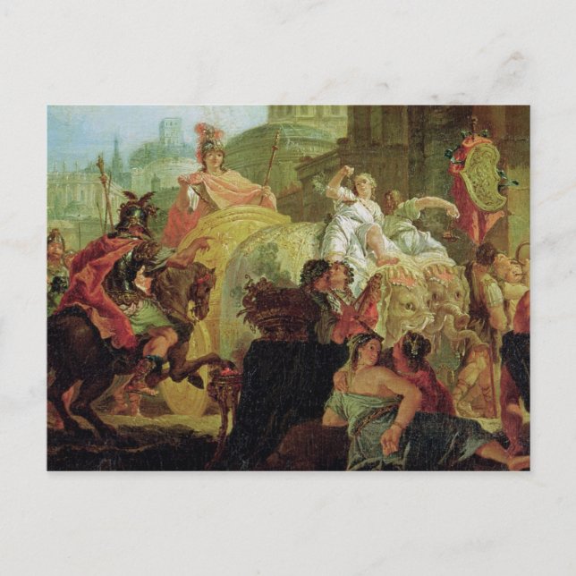 Carte Postale L'Entrée d'Alexandre le Grand (Devant)