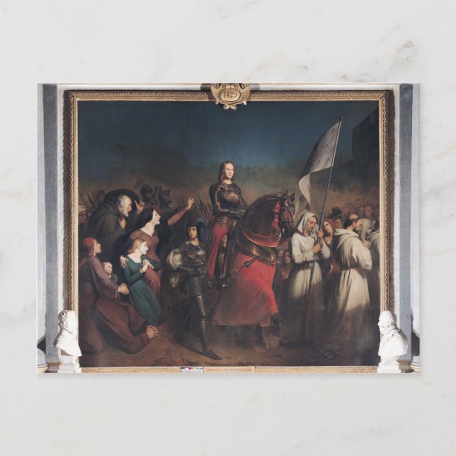 Carte Postale L'entrée de Jeanne d'Arc dans Orléans (Devant)