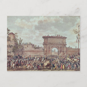 Carte Postale L'entrée des Français à Milan