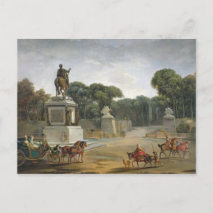 Carte Postale L'entrée des Tuileries depuis la place