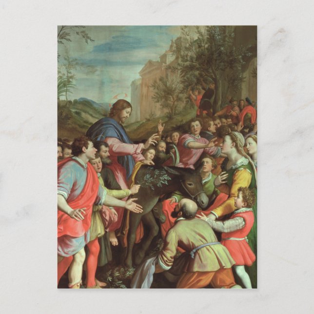 Carte Postale L'entrée du Christ à Jérusalem (Devant)