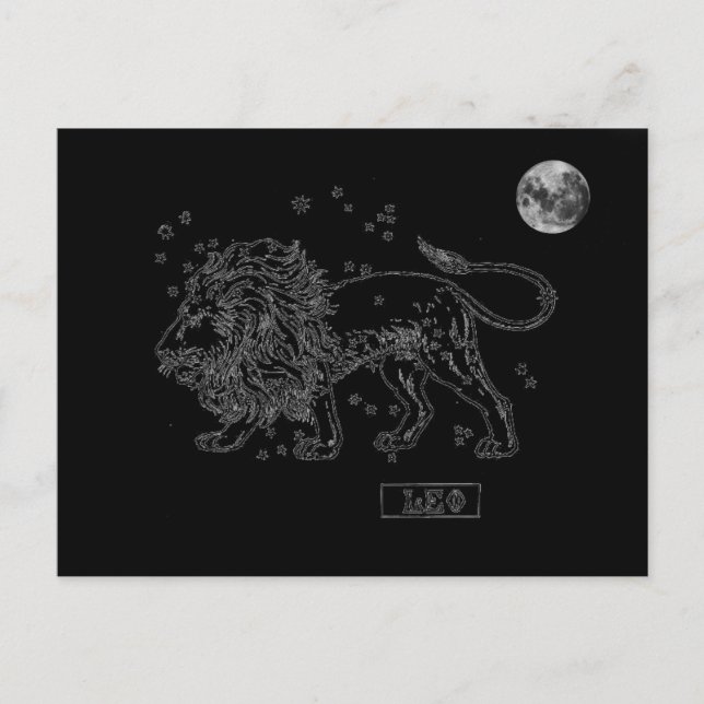 Carte postale Leo (Devant)