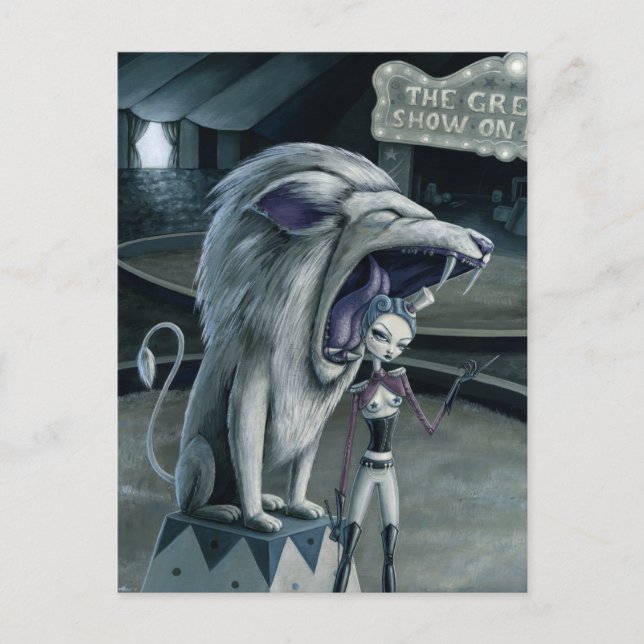 Carte Postale Leona le Lion Tamer (Devant)