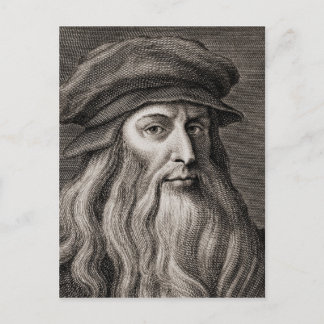 Carte Postale Léonard de Vinci