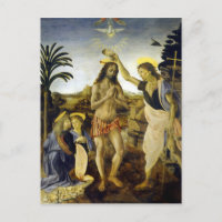 Léonard de Vinci Le baptême du Christ