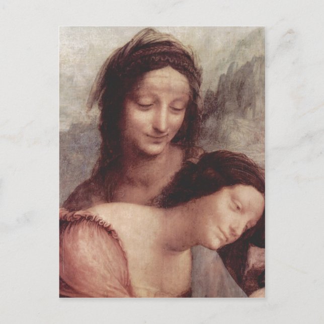 Carte Postale Leonardo da Vinci Hl. Anna selbdritt, Szene : Hl.  (Devant)