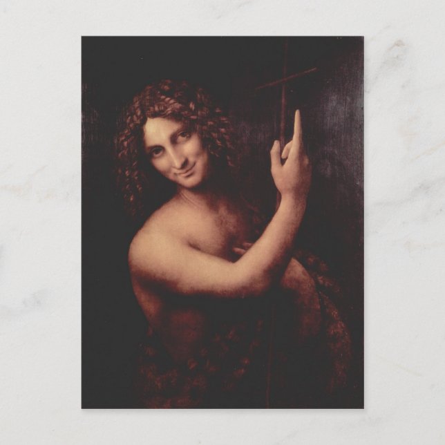 Carte Postale Leonardo da Vinci Hl. Johannes der T? ufer 1513-15 (Devant)