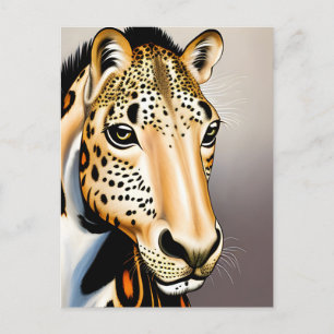 Carte Postale Leopard Appaloosa Funny AI Généré Art