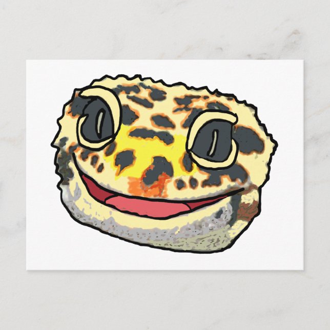 Carte Postale Leopard Gecko (Devant)