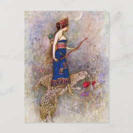 Carte postale Leopard Queen