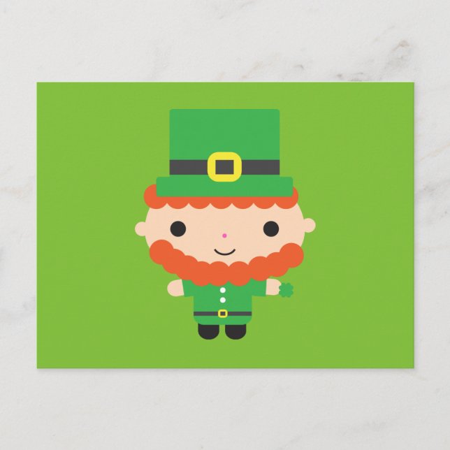Carte postale Leprechaun (Devant)