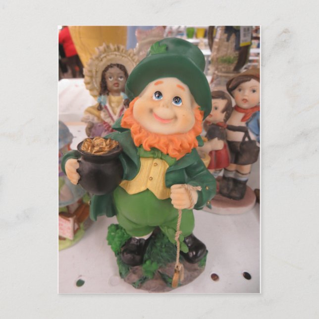 Carte Postale Leprechaun Figurine (Devant)