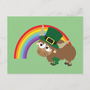 Carte Postale Leprechaun Yak