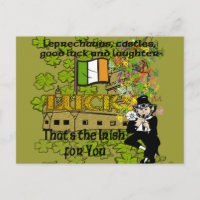 Leprechauns, châteaux, chance et rire