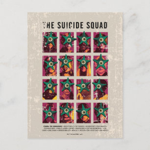 Carte Postale L'équipe du suicide   Édition Starro Squad
