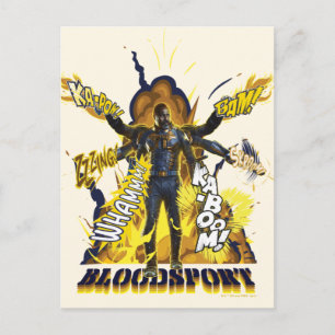 Carte Postale L'équipe du suicide   Graphique d'action Bloodspor