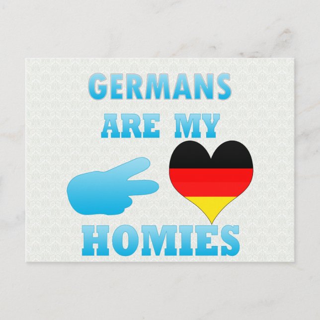 Carte Postale Les Allemands sont mes Hommes (Devant)