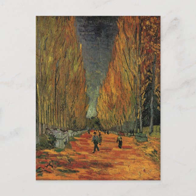 Carte Postale Les Alyscamps, Vincent Van Gogh (Devant)