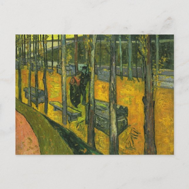 Carte Postale Les Alyscamps, Vincent Van Gogh (Devant)