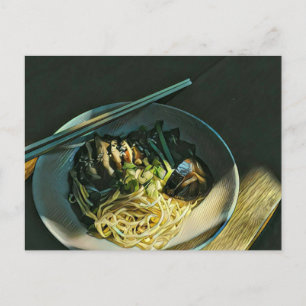 Carte Postale Les amateurs de gastronomie japonaise
