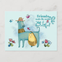 Les Amis Font Le Monde Beau Chat Chien Mignonne