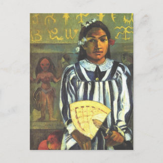 Carte Postale Les ancêtres de Tehamana - Paul Gauguin