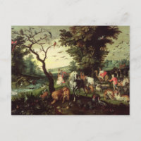 Les animaux entrant dans l'arche de Noé