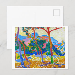 Carte Postale Les arbres   Andre Derain  
