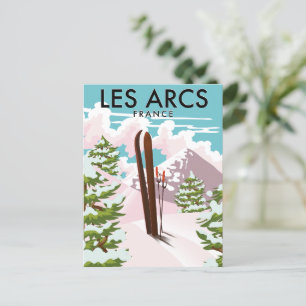 Carte Postale Les Arcs France voyage ski