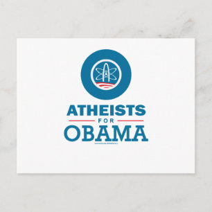 Carte Postale Les athées d'Obama