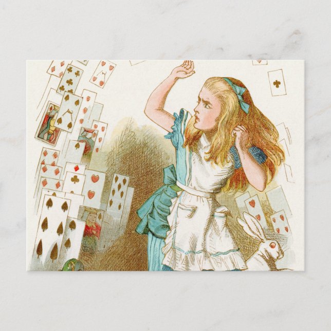 Carte Postale Les aventures d'Alice au pays des merveilles (Devant)