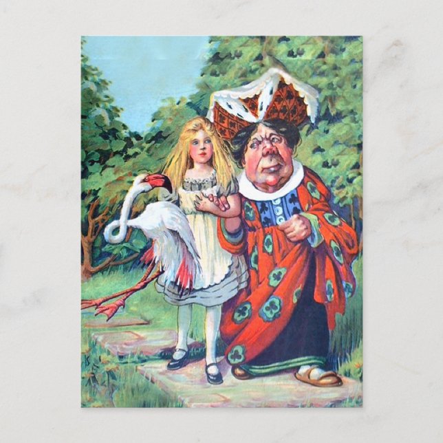 Carte Postale Les aventures d'Alice au pays des merveilles (Devant)