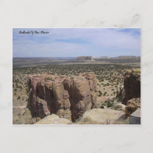 Carte Postale Les Badlands Du Nouveau-Mexique