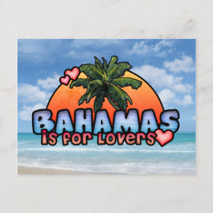 Carte Postale Les Bahamas sont pour les amoureux