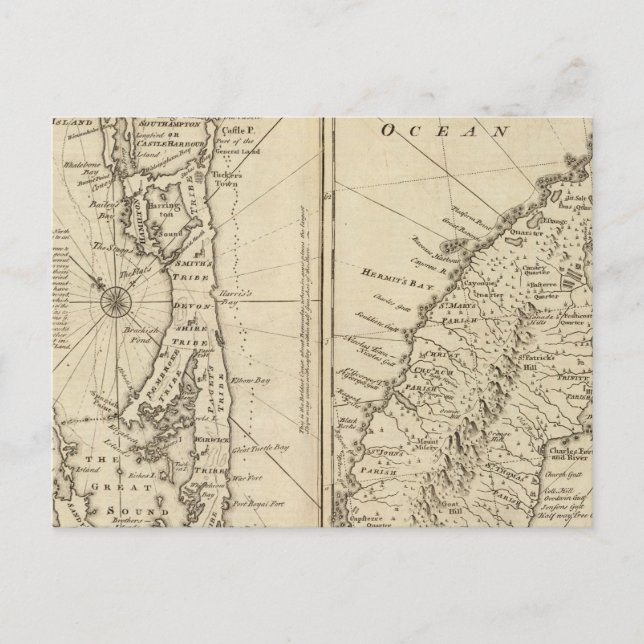 Carte Postale Les Bermudes (Devant)