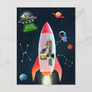 Carte Postale Les Big Four avec Photos   4e anniversaire Rocket 