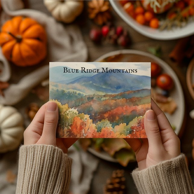 Carte Postale Les Blue Ridge Mountains, personnalisable (Créateur téléchargé)