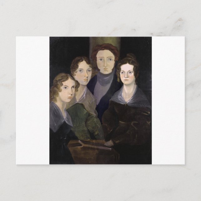 Carte Postale Les Brontës ~ Portrait Pilier restauré (Devant)