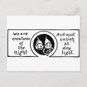 Carte Postale Les Brownies : Nous sommes les Créatures de la Nui