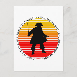 Carte Postale Les Buccaneers à vapeur parlent comme une journée